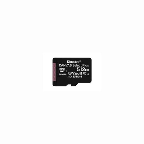 Kingston 512GB micSDXC Canvas Select Plus 100R A1 C10 - 1 ks