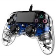 NACON Wired Compact Controller - ovladač pro PlayStation 4 - průhledný modrý - bez obalu