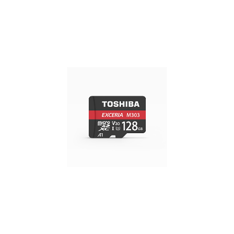 TOSHIBA micro SD 128GB paměťová karta UHS-I (U3), M303, Class 10 + adapter