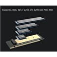 Akasa adaptér M.2 SSD to PCIe adapter card with heatsink cooler