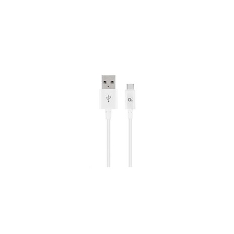 Gembird Type-C charging and data cable, 2m, white