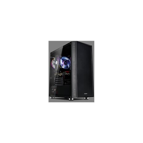 ZALMAN skříň R2 Black - middle tower, ATX,1x120mm RGB fan, USB 3.0 a 2.0, bez zdroje,tvrzené sklo, průhl. bočnice, černá