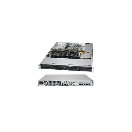 SUPERMICRO Server 1420Q X4208 (2.1G/8C/11M/2666) 1x16G 3PCI-E 4LFF/SFF 1x600W 2x1G iKVM NBD303 1U