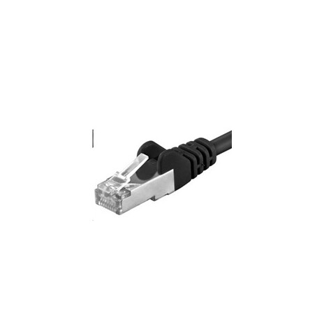 PREMIUMCORD Patch kabel CAT6a S-FTP, RJ45-RJ45, AWG 26/7 2m černá