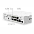 MikroTik Cloud Smart Switch CSS610-8G-2S+IN, 8 gigabit.portů, PoE-In, 2xSFP+, SwOS