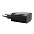 Baseus mini adaptér s technologií PD - power delivery (18W), 1m Černá