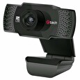 C-TECH webkamera CAM-11FHD/ Full HD 1080p/ MJPEG/YUY2/ mikrofon/ držák/ Plug and Play/ USB 2.0/ kabel 1,5 m/ černá