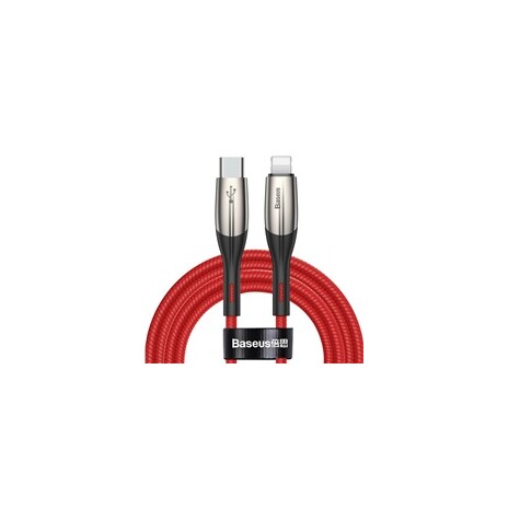 Baseus Horizontal Data Cable Type-C to iP PD 18W 1m Red