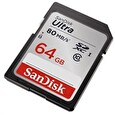 SDXC 64GB paměťová karta Class 10 Ultra UHS-I (U1) (80 MB/s) SanDisk - 139768