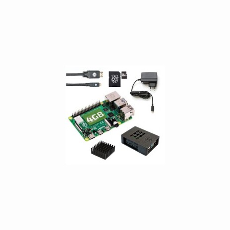 Raspberry Sada Zonepi Pi 4B/4GB, (SDHC karta 32GB + adaptér, Pi4 Model B, krabička, chladič, HDMI kabel, napájecí zdroj)