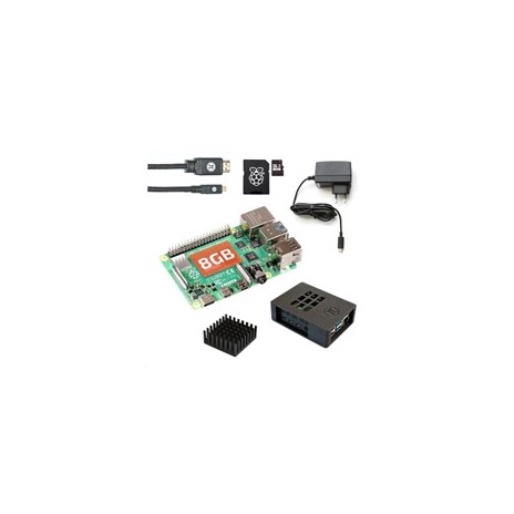 Raspberry Sada Zonepi Pi 4B/8GB, (SDHC karta 32GB + adaptér, Pi4 Model B, krabička, chladič, HDMI kabel, napájecí zdroj)
