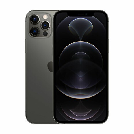Apple iPhone 12 Pro - Chytrý telefon - dual-SIM - 5G NR - 512 GB - 6.1" - 2532 x 1170 pixelů (460 ppi) - Super Retina XDR Display (12 MP přední kamera) - 3x zadní fotoaparát - grafit
