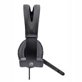 Manhattan Sluchátka s mikrofonem Mono USB Headset, černá