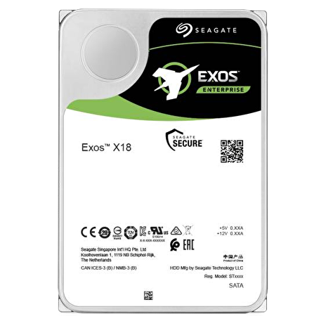SEAGATE HDD EXOS X18 3,5" - 16TB, SATAIII, ST16000NM000J