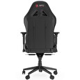 SPC Gear SR600 RD herní židle imitace kůže černočervená