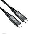 Club3D Kabel USB4 Type-C Gen3x2, Bi-Directional Cable 40Gbps 8K60Hz, 100W PowerDelivery M-M, 0.8m - 2.62ft