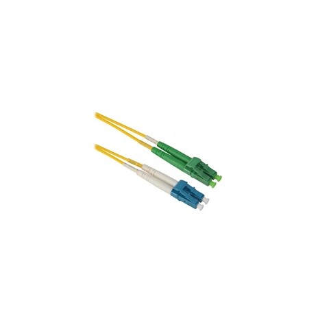 Duplexní patch kabel SM 9/125, OS2, LC(UPC)-LC(APC), LS0H, 1m