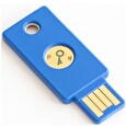 Security Key NFC - USB-A, podporující vícefaktorovou autentizaci (NFC, MIFARE), podpora FIDO U2F, voděodolný