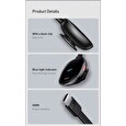 Baseus Meteorite Shimmer USB adaptér pro zrcadlení obrazovky z telefonu na televizi, černá