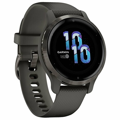 GARMIN sportovní GPS hodinky Venu2S Slate/Black Band