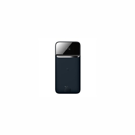 Baseus PowerBanka s bezdrátovým nabíjením 10000 mAh modrá (kompatibilní s Apple iPhone 12 Series)