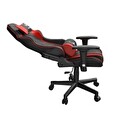 Gembird Gaming chair / herní křeslo SCORPION 03, černá/červená, kůže