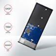 AXAGON EEM2-SG2, USB-C 3.2 Gen 2 - M.2 NVMe & SATA SSD kovový RAW box, bezšroubkový
