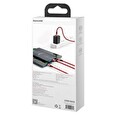Baseus Rapid Series nabíjecí / datový kabel 3v1 Type-C/ (Micro USB + Lightning PD 20W + USB-C) 1.5m červená