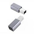 PremiumCord USB redukce USB C - USB2.0 B (F/M)