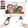 SET Videotelefon VERIA 3001-W (Wi-Fi) bílý + vstupní stanice VERIA 301