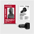 Axagon PWC-PQ38, PD & QUICK nabíječka do auta 38W, 2x port (USB + USB-C), PD3.0/QC3.0/AFC/FCP/Apple