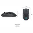 Dell Alienware Tri-Mode Wireless Gaming Mouse - AW720M (Dark Side of the Moon)