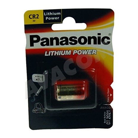 Nenabíjecí fotobaterie CR2 Panasonic Lithium 1ks Blistr