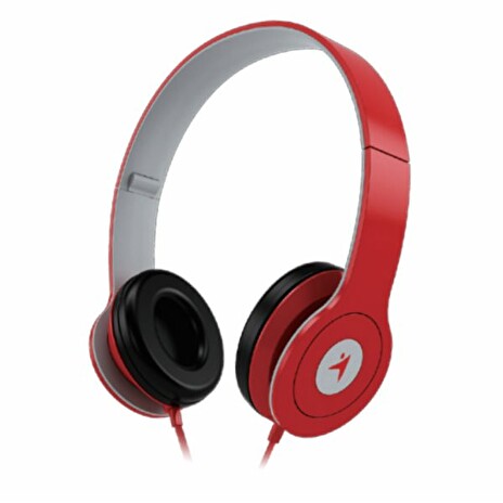GENIUS headset - HS-M450/ (stereo sluchátka + mikrofon), 3,5mm, červený