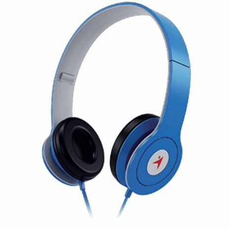 GENIUS headset - HS-M450/ (stereo sluchátka + mikrofon), 3,5mm, modrý