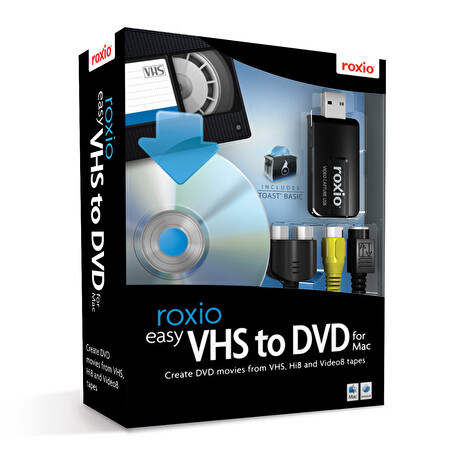 Roxio Easy VHS to DVD for Mac BOX - jazyk English