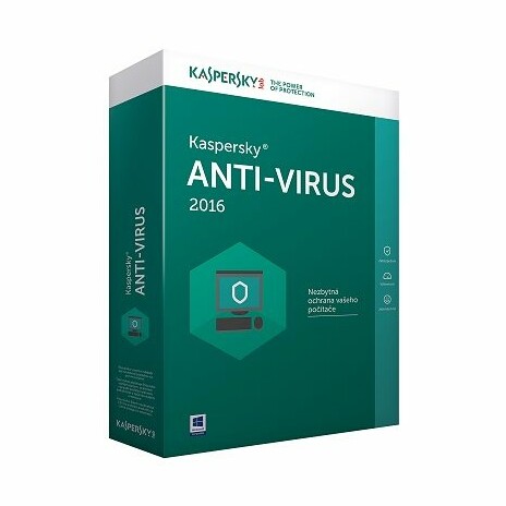Kaspersky Anti-Virus CZ, 5PC, 1 rok, nová licence, elektronicky