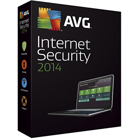 AVG Internet Security 2016, 1 lic. (24 měs.) - krabicová licence