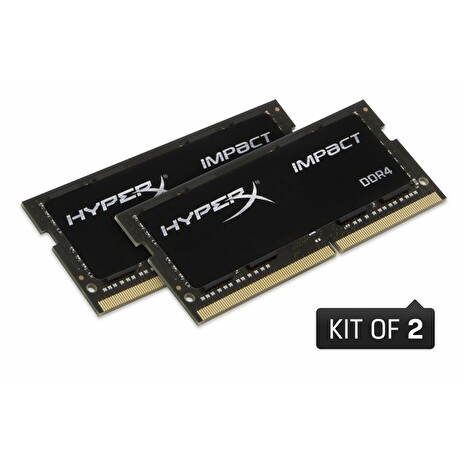 Kingston HyperX Impact DDR4 32GB (Kit 2x16GB) SODIMM 2400MHz CL14 černá