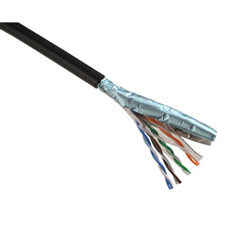 Solarix Kabel FTP drát c5e venkovní, 305m