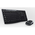 Logitech set MK270/ Bezdrátová klávesnice + myš/ 2.4GHz/ USB přijímač/ CZ/ černý