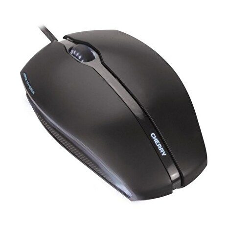 CHERRY myš Gentix, USB, drátová, černá s modrým podsvícením