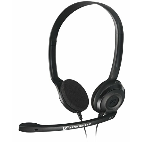 SENNHEISER headset náhlavní PC 3 CHAT / 2 x 3,5 mm Jack / citlivost 95 dB/mW / černý