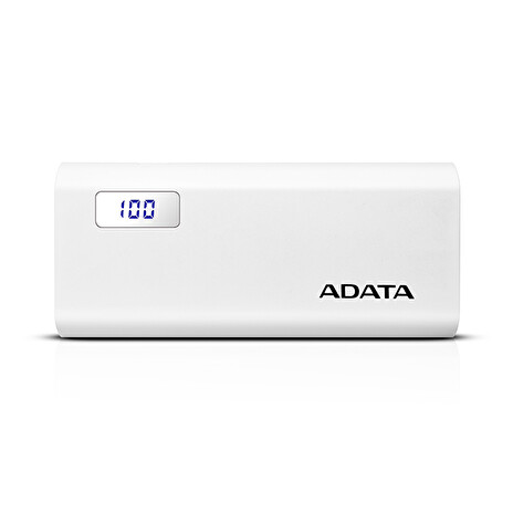 ADATA PowerBank P12500D - externí baterie pro mobil/tablet 12500mAh, 2,1A, bílá