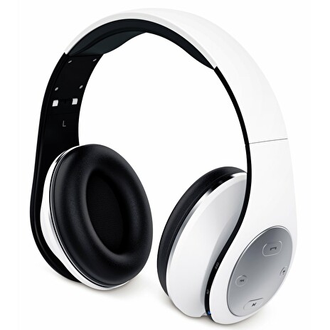 GENIUS headset - HS-935BT/ Bluetooth 4.1/ dobíjecí/ bílé