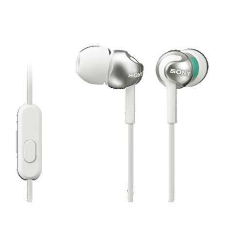 SONY sluchátka do uší MDREX110LPW/ drátová/ 3,5mm jack/ citlivost 103 dB/mW/ bílá