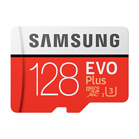 Samsung Micro SDXC karta 128GB EVO Plus (Class 10 UHS-3) + SD adaptér