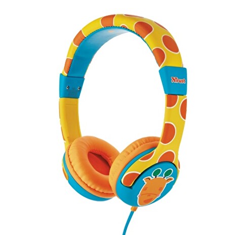 náhlavní sada TRUST Spila Kids Headphone - giraffe