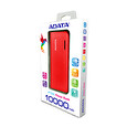 ADATA PT100 Power Bank 10000mAh červená/oranžová