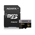 ADATA Micro SDXC karta 64GB UHS-I Class 10 + USB čtečka, Premier